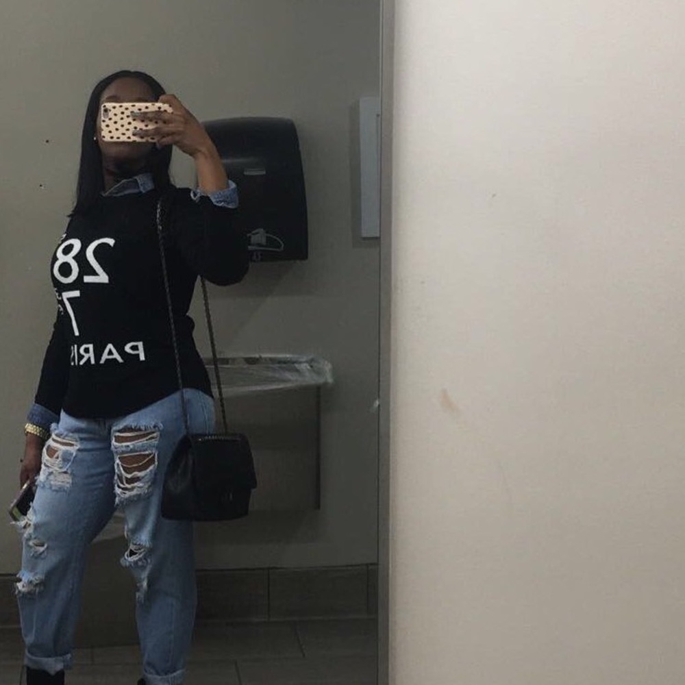 Used inspired Chanel bag